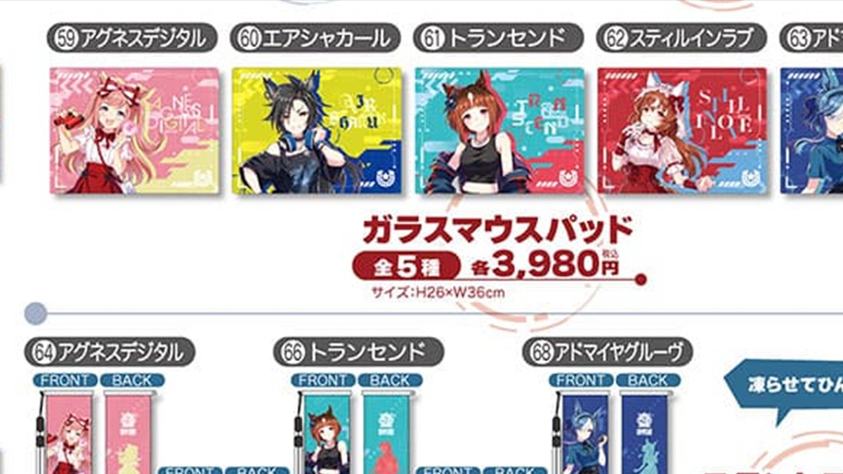 ガラスマウスパッド（ビックカメラグループ公式グッズ画像からの切り出し）