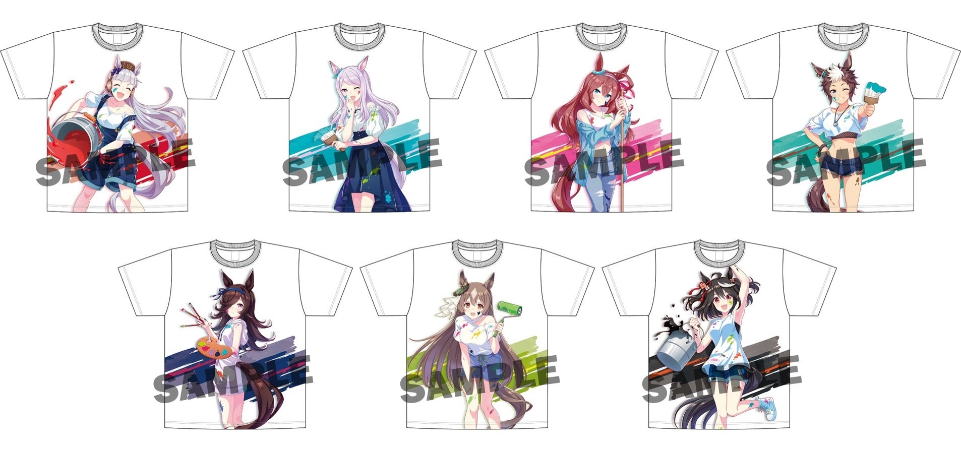 Tシャツ ペインタースタイル全7種