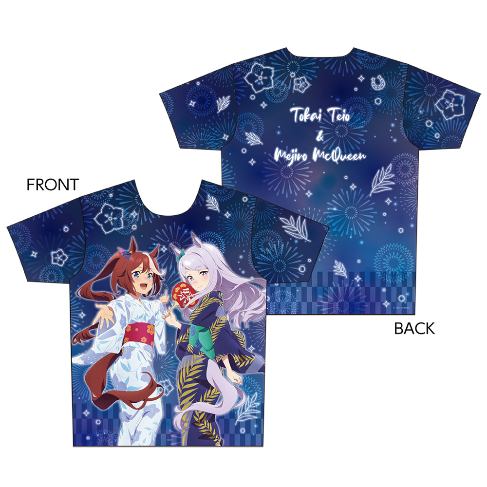 描き下ろしフルグラフィックTシャツ トウカイテイオー＆メジロマックイーンのココラボ公式商品画像