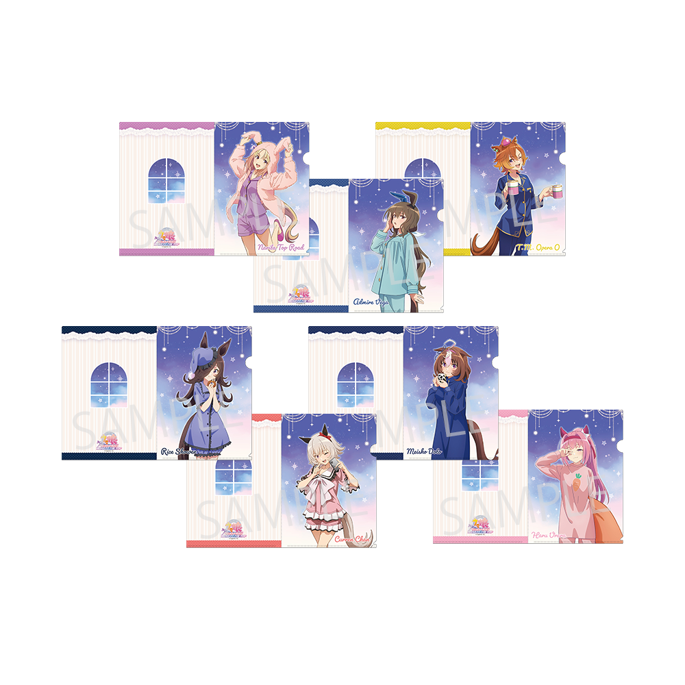 描き下ろしクリアファイル全7種の公式商品画像