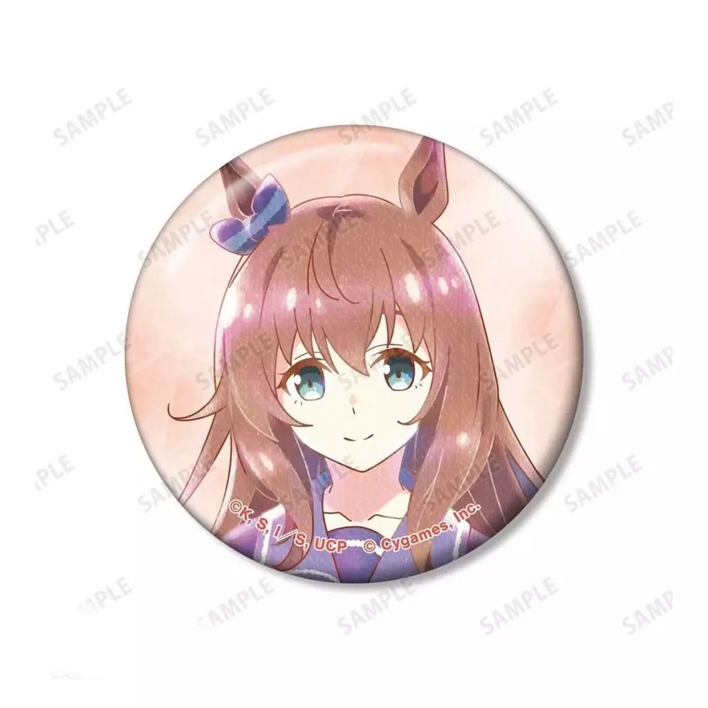 【中古】バッジ・ビンズ マルゼンスキー アニメ ウマ娘 シンデレラグレイ トレーディング Ani-Art aqua label 缶バッジ