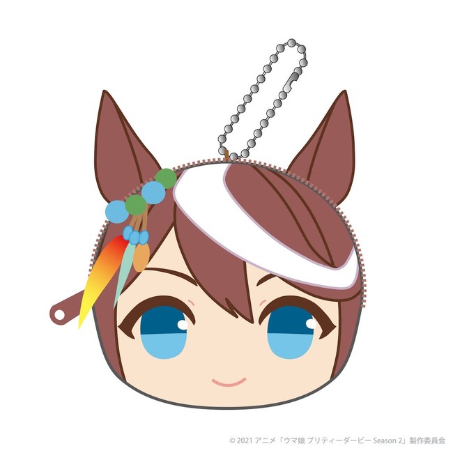 おかおポーチ トウカイテイオーの公式商品画像