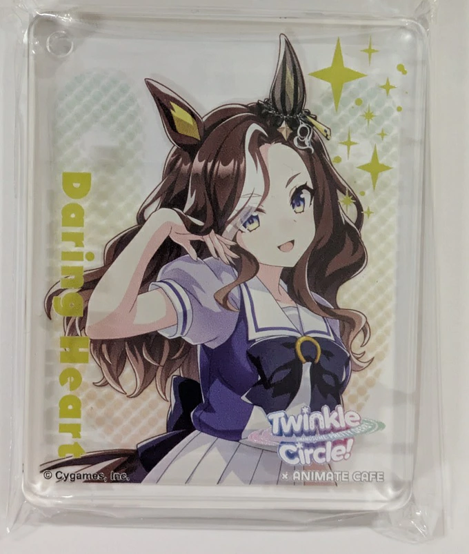 デアリングハート ウマ娘 プリティーダービー Twinkle Circle! CoLotta トレーディングアクリルプレートキーホルダー 函館アリーナ グッズ
