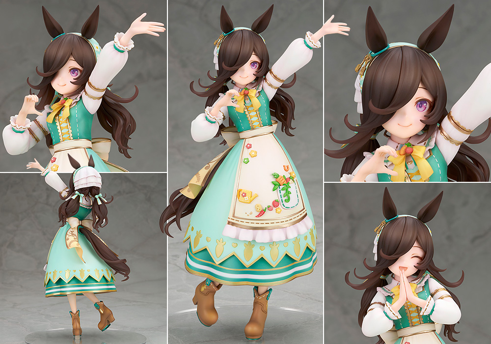 ［Yummy Dreamy Fairy］ライスシャワー1/7スケールフィギュアの完成見本と表情・ポーズ差し替え例