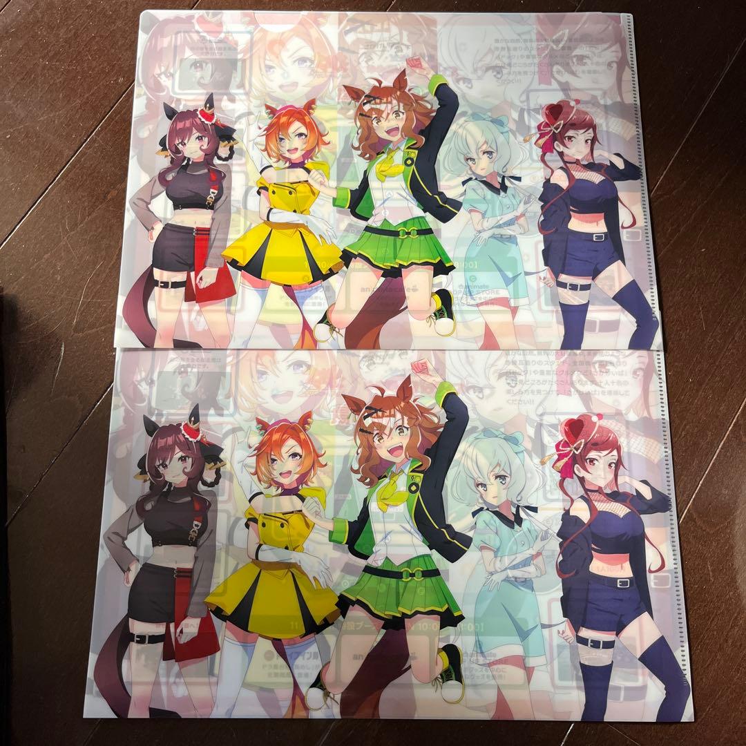 枚数限定品　ウマ娘　ゾンビランドサガ　コラボクリアファイル さがけいば
