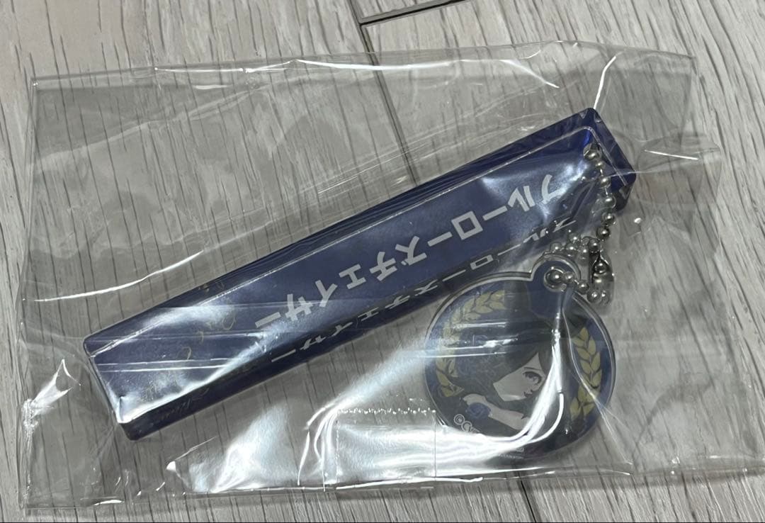 ウマ娘　ライスシャワー　チャーム付きルームキーホルダー