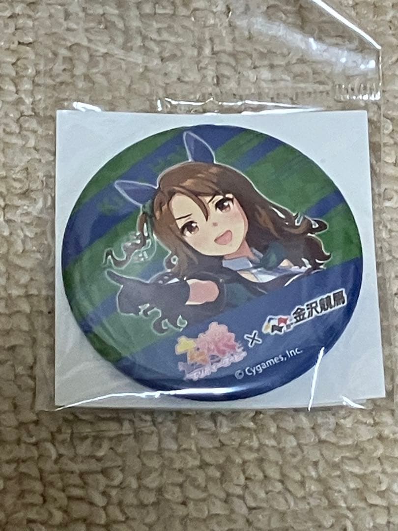 キングヘイロー　缶バッジ　ウマ娘　金沢 競馬場コラボ　アニメイト
