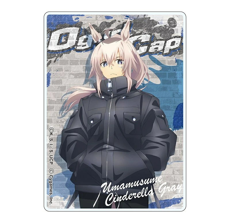 オグリキャップ ウマ娘 シンデレラグレイ トレーディングアクリルステッカー rebellious style ver. ウマ娘 グッズ ステッカー