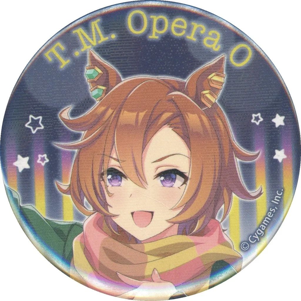 【中古】バッジ・ビンズ テイエムオペラオー 「ウマ娘プリティーダービー×東京メガイルミ2024 ホロキャラバッジコレクション」