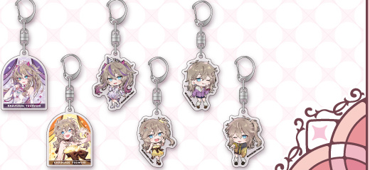 E賞 アクリルキーホルダー全6種の公式景品画像