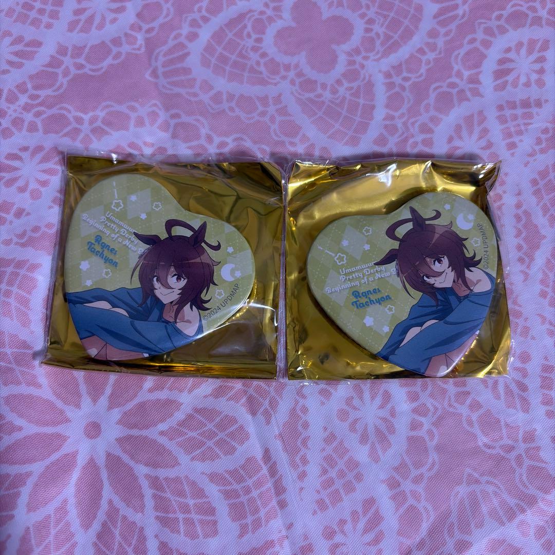 ウマ娘 アグネスタキオン ハート缶バッジ