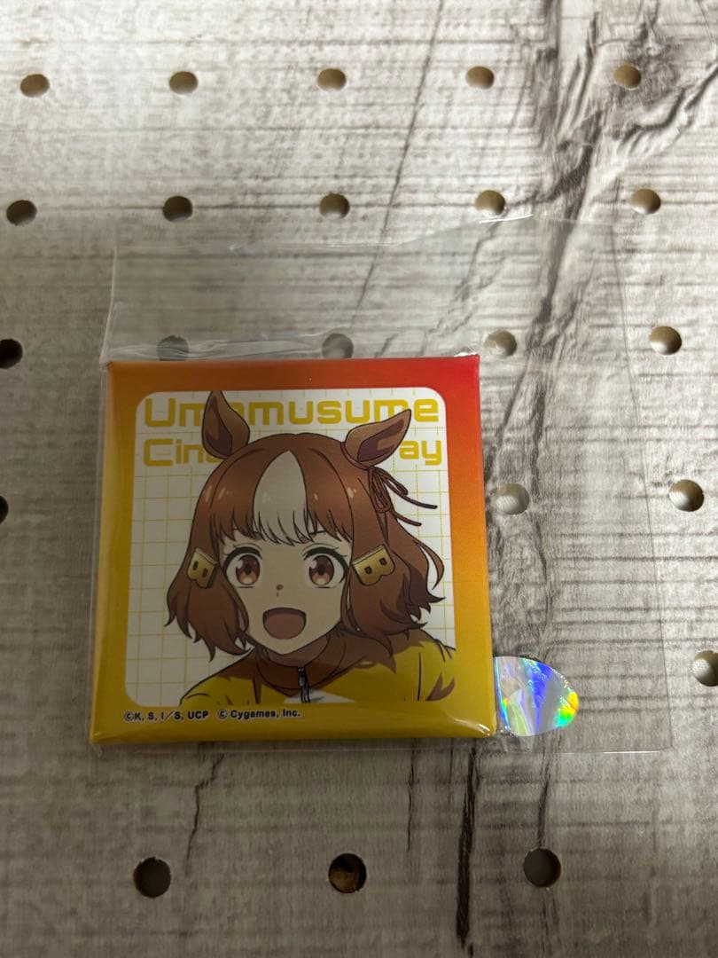 ウマ娘 ROUND1コラボ 缶バッジ　ベルノライト