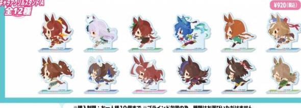 第一弾ミニキャラアクリルスタンドA 全12種