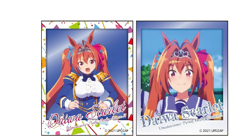 ダイワスカーレット ウマ娘 プリティーダービー Season 2 フォト風メタルステッカーコレクションA ダイワスカーレット